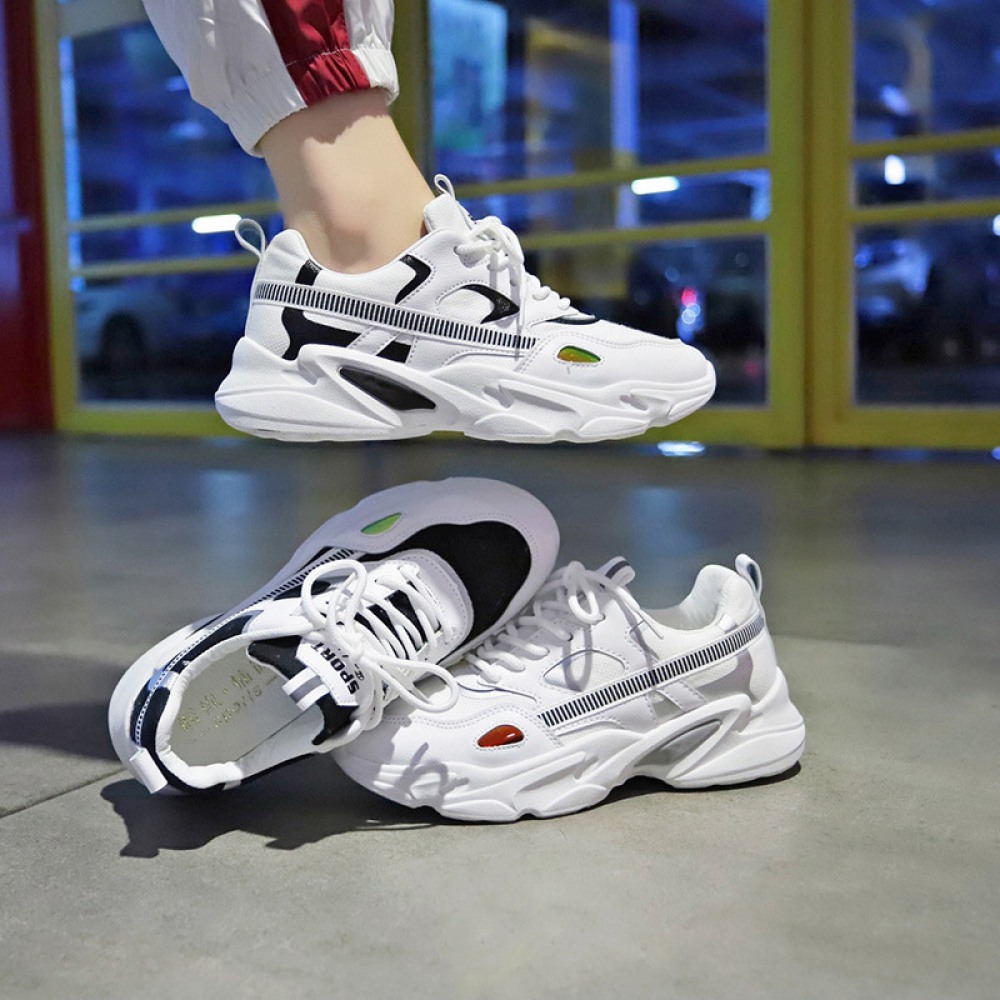 Spring New Women's Breathable Students Running Casual Sports Shoes